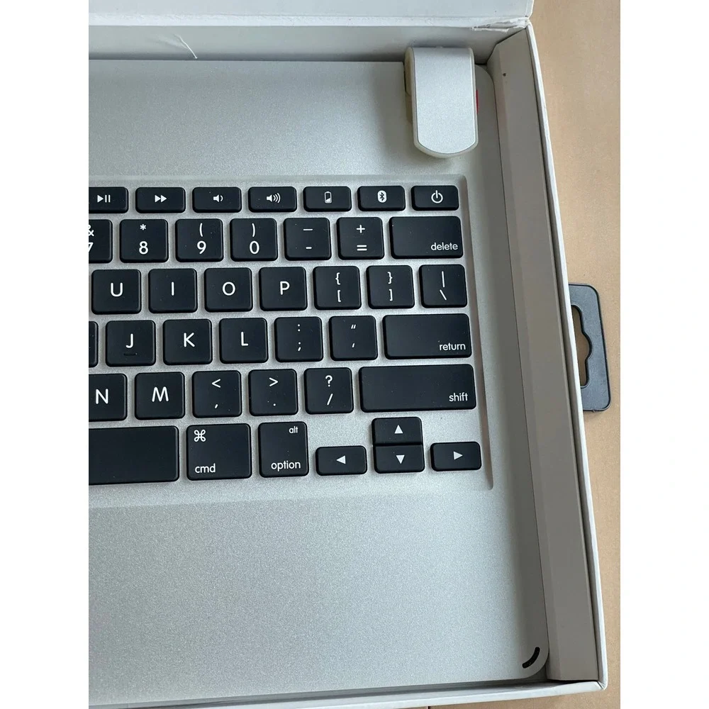 Brydge 12.9 Bluetooth Keyboard Aluminum for iPad Pro 12.9 1st 2nd Gen Silver
